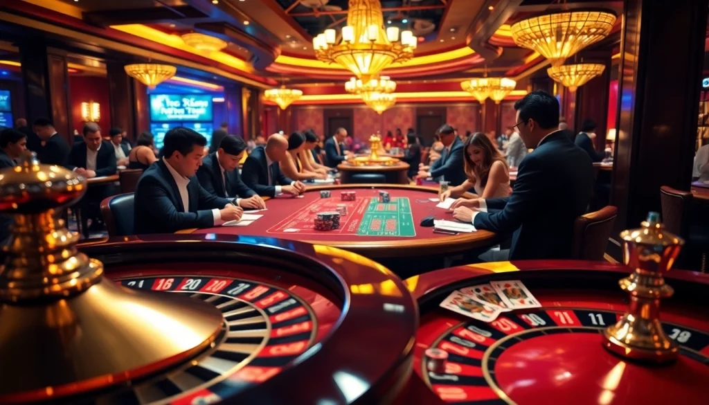 Kèo Nhà Cái strategies at a high-stakes poker table with vibrant chips and cards.